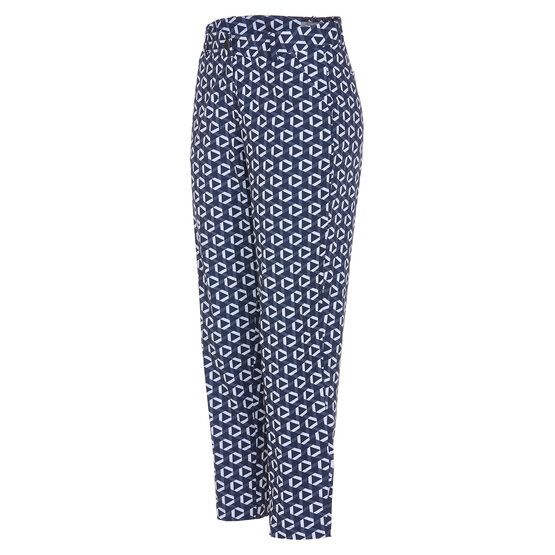 Valiente  MEGAN print 7/8 pants navy