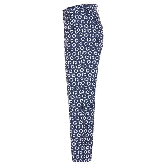 Valiente  MEGAN print 7/8 pants navy