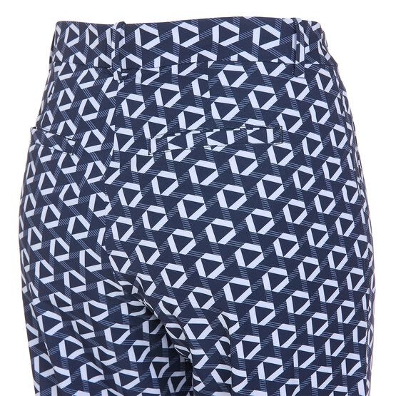 Valiente  MEGAN print 7/8 pants navy