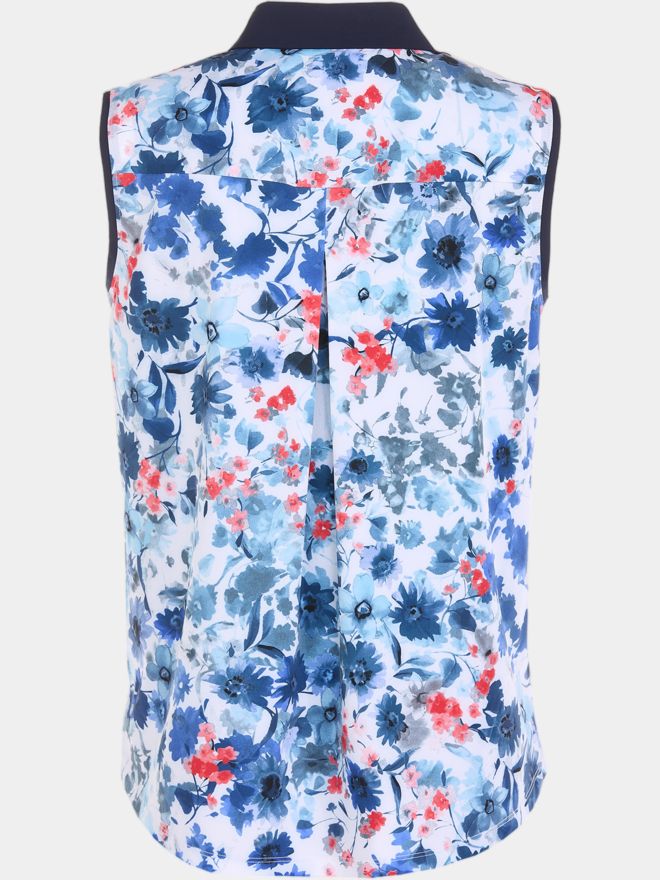 Valiente Blusen- ohne Arm Polo fancy