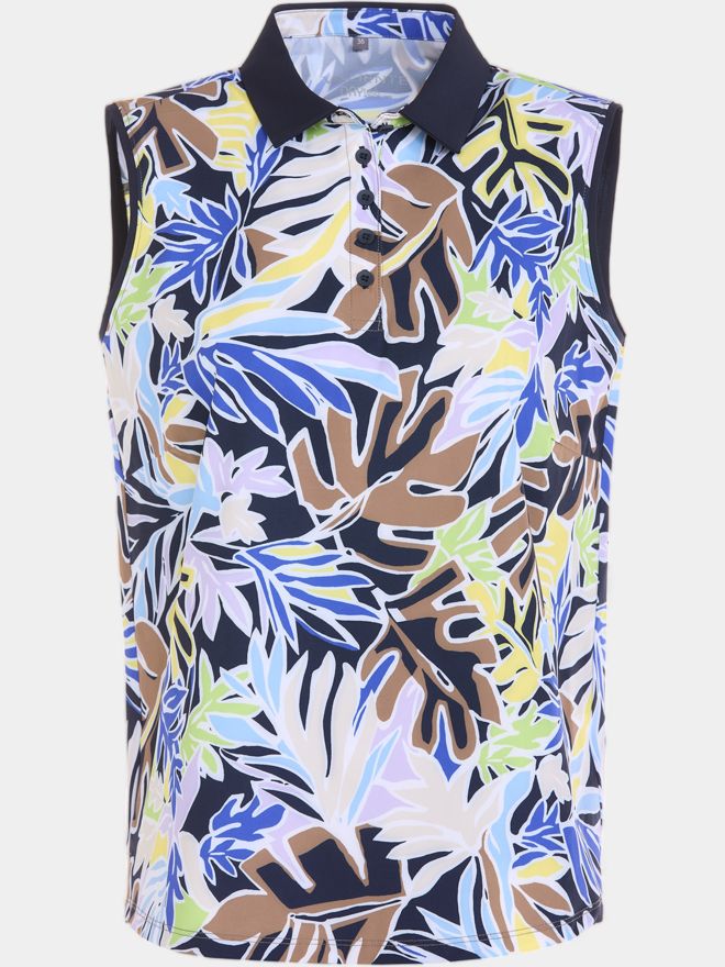 Valiente Blusen- ohne Arm Polo mehrfarbig