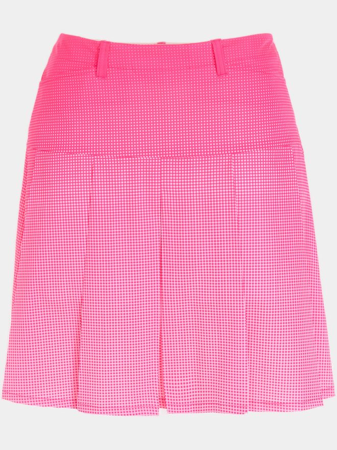 Valiente Gradient Druck lang Skort pink