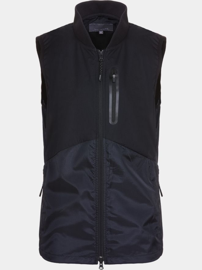 Valiente Ultraleichte Nylon Weste schwarz