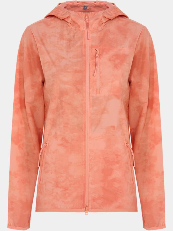 Valiente Leichte, wasserabweisende Batik Windstopp Jacke koralle