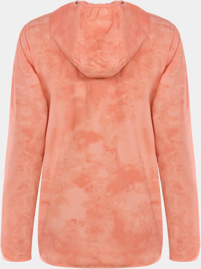 Valiente Leichte, wasserabweisende Batik Windstopp Jacke koralle