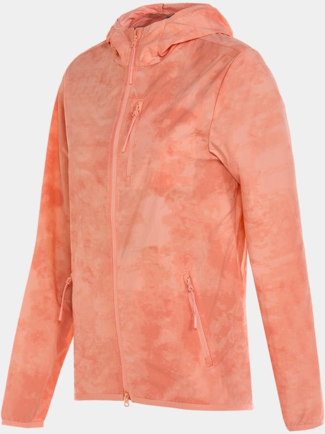 Valiente Leichte, wasserabweisende Batik Windstopp Jacke koralle