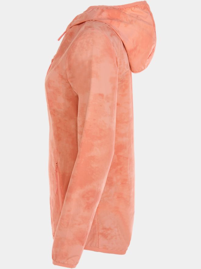 Valiente Leichte, wasserabweisende Batik Windstopp Jacke koralle