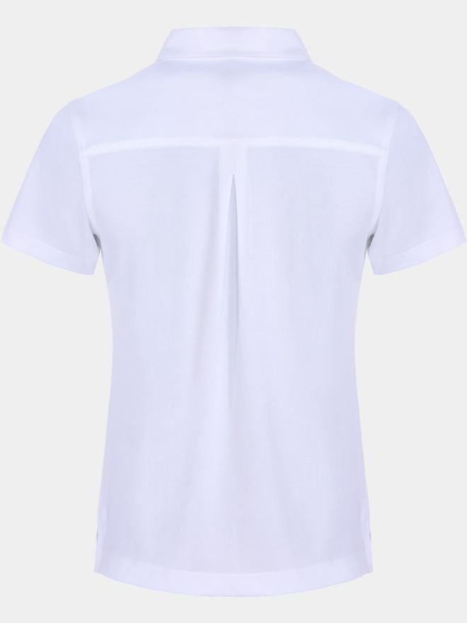 Valiente Polo s krátkým rukávem bílá