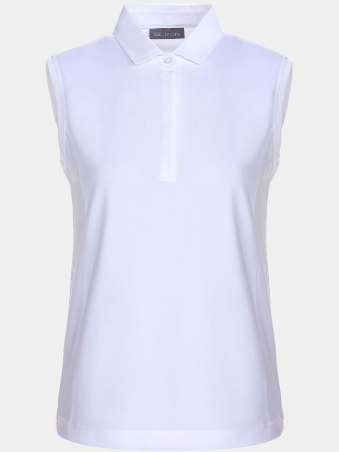 Valiente Rueckenfalte ohne Arm Polo weiß