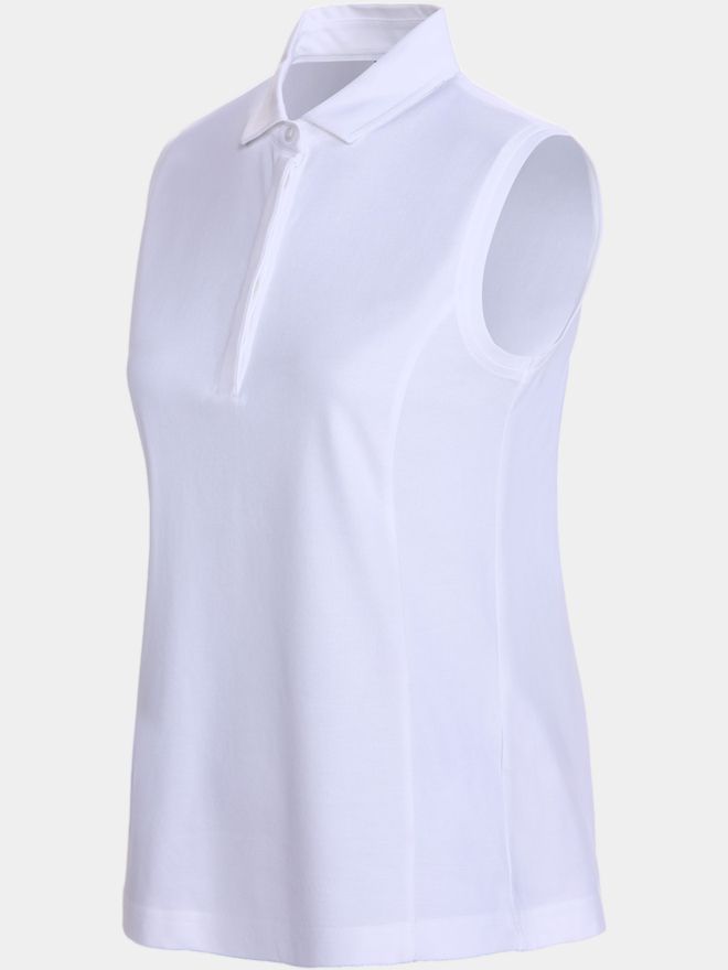Valiente Rueckenfalte ohne Arm Polo weiß