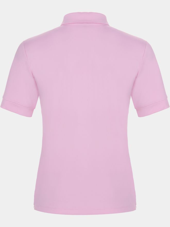 Valiente Funktions Pique Halbarm Polo rosa
