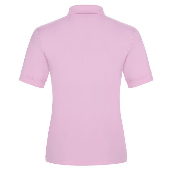 Valiente  Functional pique half-sleeved polo pink