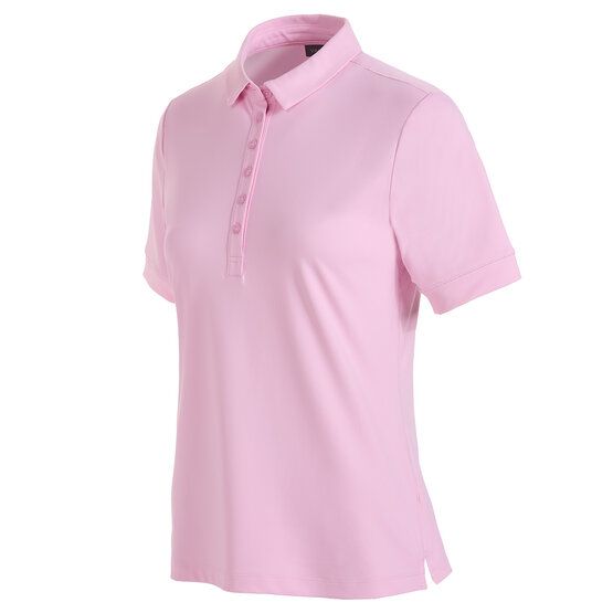 Valiente  Functional pique half-sleeved polo pink