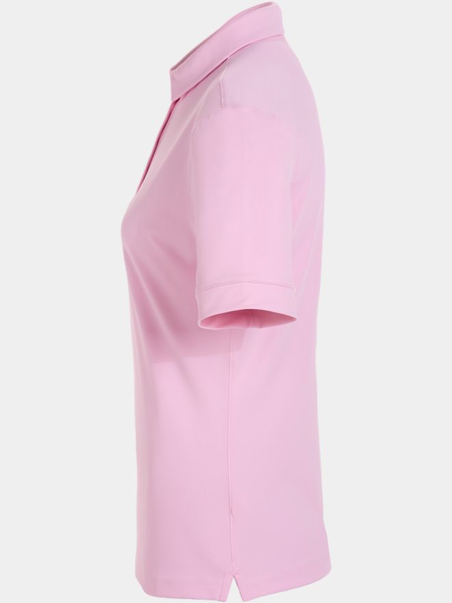 Valiente Funktions Pique Halbarm Polo rosa