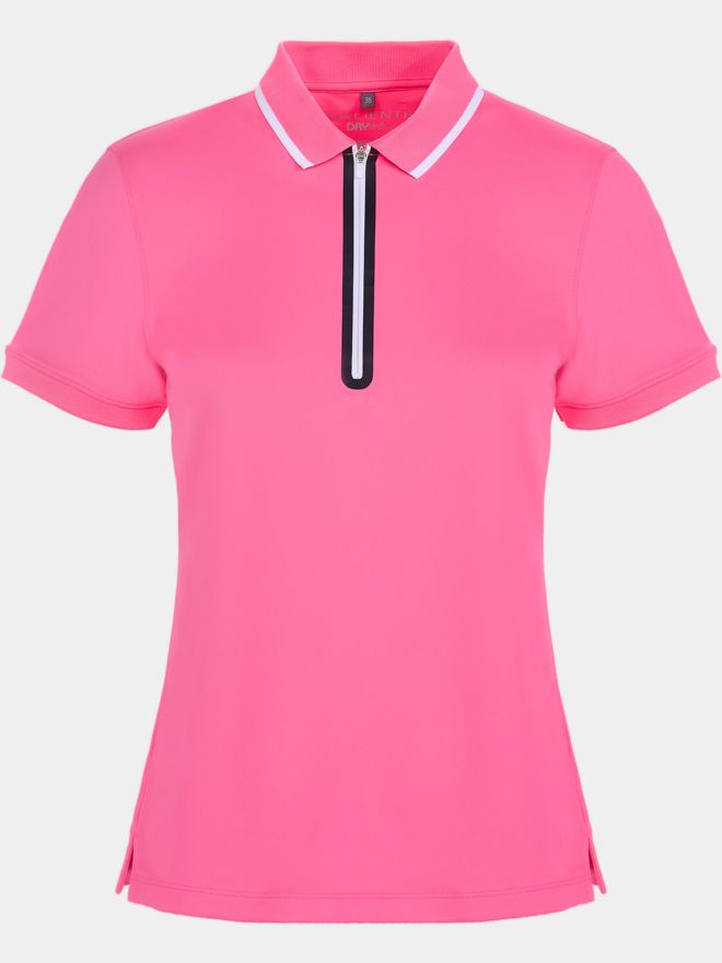 Valiente Funktions Pique Halbarm Polo pink