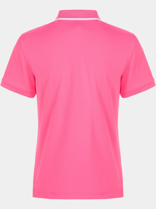 Valiente Funktions Pique Halbarm Polo pink