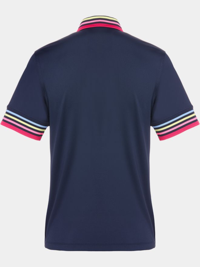 Valiente Funktions Pique Halbarm Polo navy