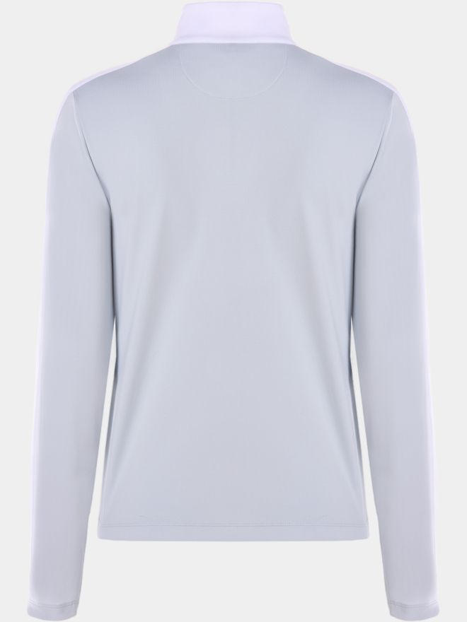 Valiente Colourblock Power- Stretch Jacke hellgrau