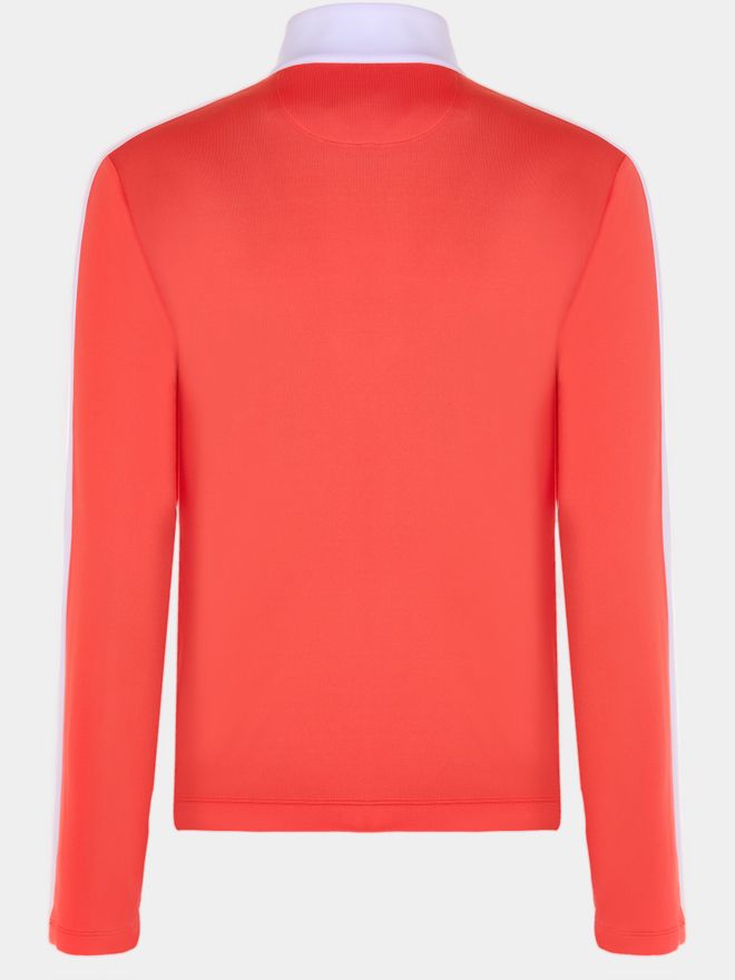 Valiente Colourblock Power- Stretch Jacke koralle