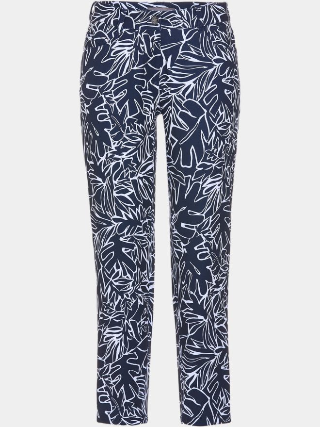Valiente DARIA 5-Pocket Stretch Druck 7/8 Hose navy