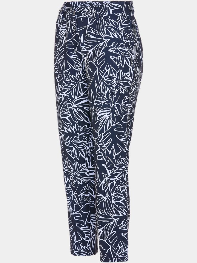 Valiente DARIA 5-Pocket Stretch Druck 7/8 Hose navy