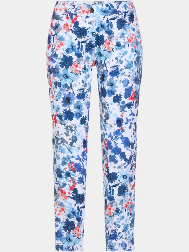 Valiente DARIA 5-Pocket Stretch Druck 7/8 Hose mehrfarbig