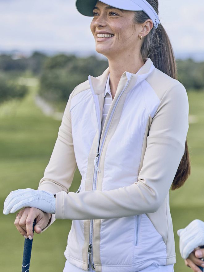 Valiente Hybrid Power- Stretch Jacke sand