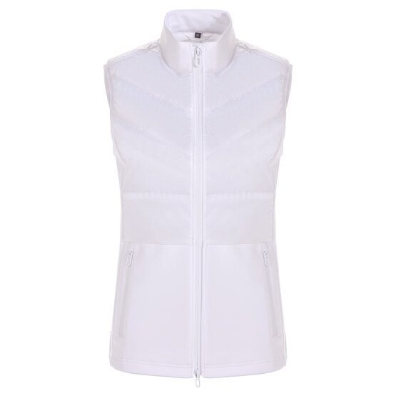 Valiente  Quilted stretch vest white