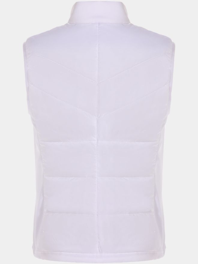 Valiente Stepp- Stretch Weste weiß