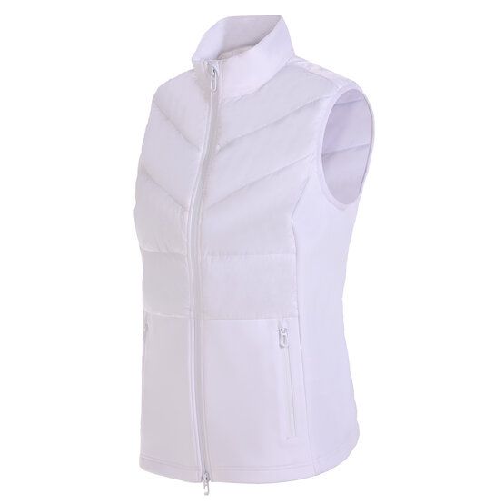 Valiente  Quilted stretch vest white