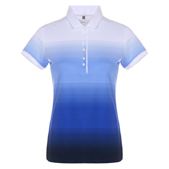 Valiente Druck Halbarm Polo blau