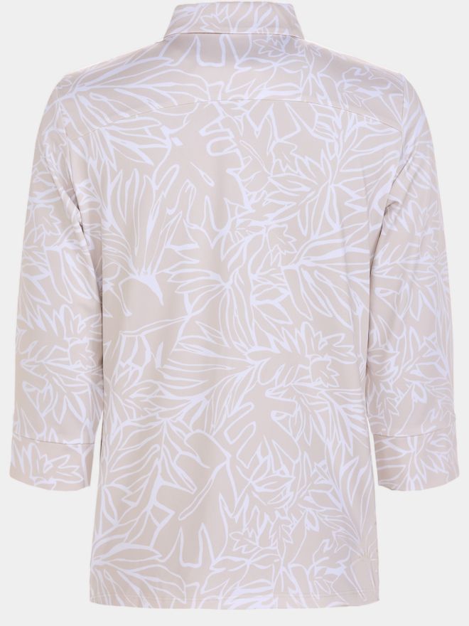 Valiente Druck 3/4 Arm Polo sand