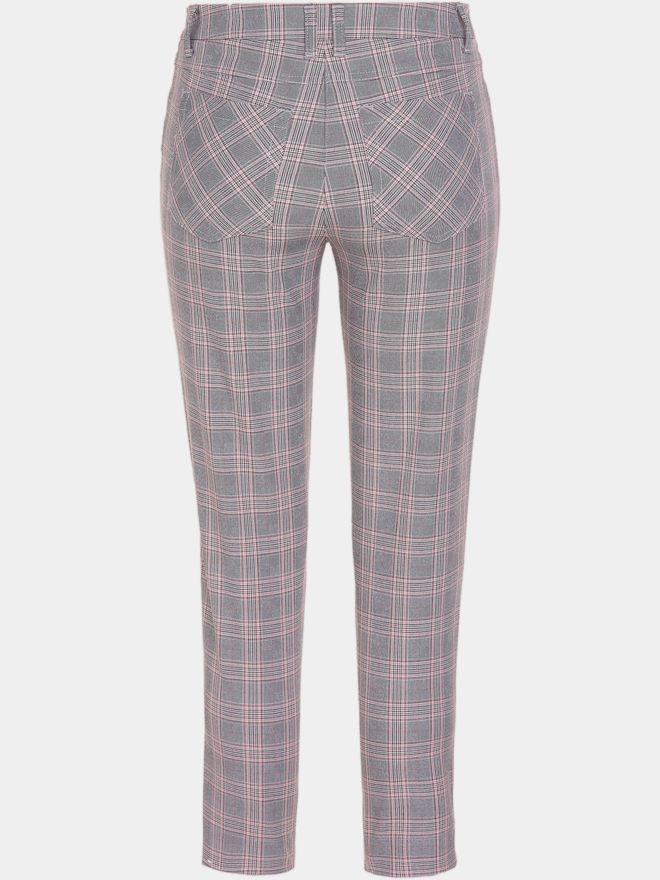 Valiente DARIA 5-Pocket Karo Stretch 7/8 Hose kariert