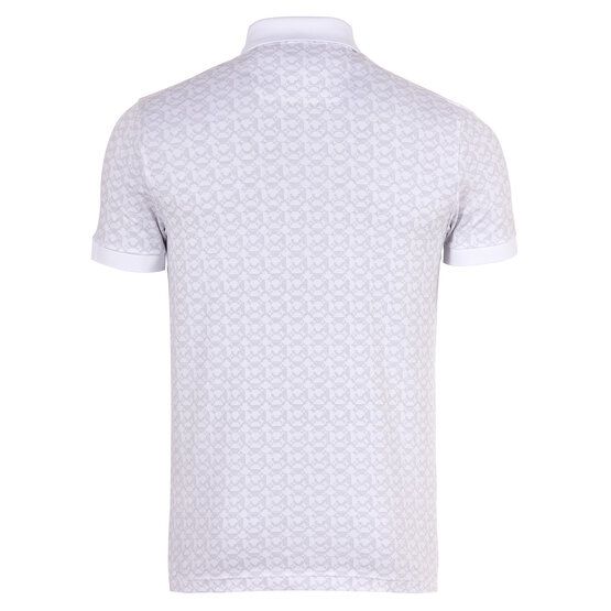 BOSS Paddy Striped C Halbarm Polo weiß