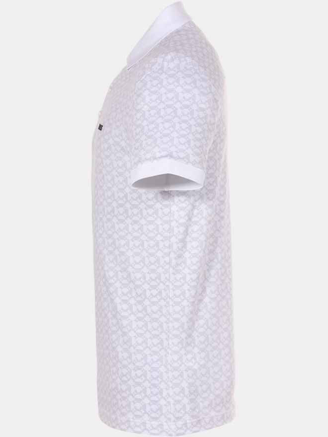 BOSS Paddy Striped C Half Sleeve Polo white