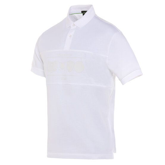BOSS  Percy Heritage half-sleeve polo white