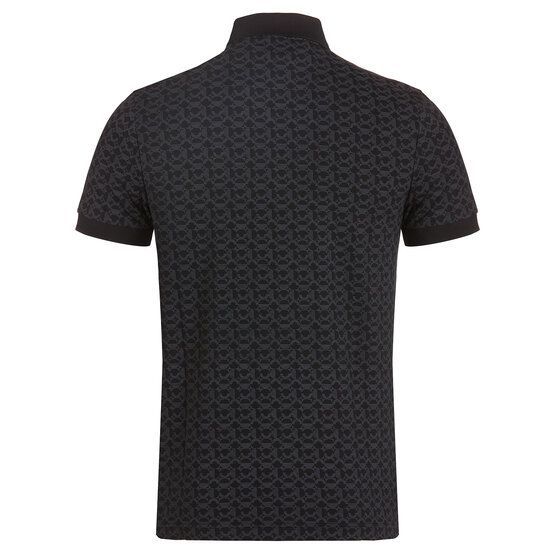 BOSS Paddy Striped C Halbarm Polo schwarz