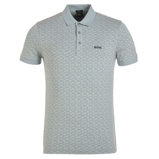 BOSS Paddy Striped C Halbarm Polo oliv