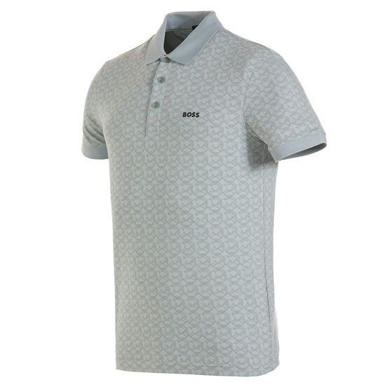 BOSS Paddy Striped C Halbarm Polo oliv