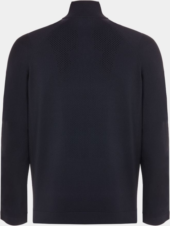 BOSS K_Seamless Tech_QZ Pullover Strick navy