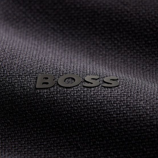 BOSS  K_Seamless Tech_QZ pletený svetr námořnická modrá