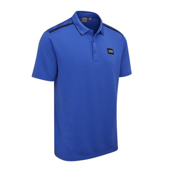 Ping Corby Halbarm Polo blau