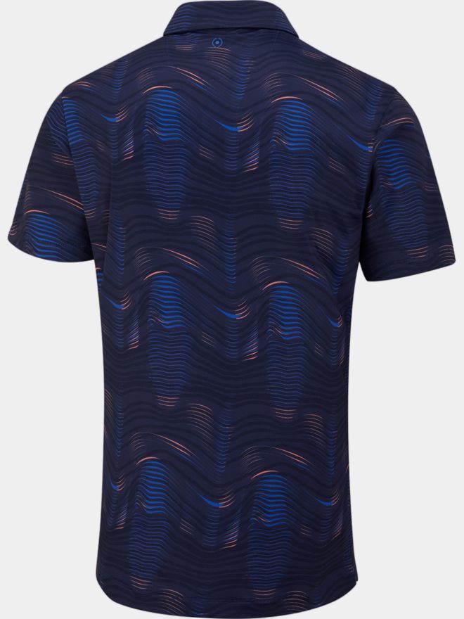 Ping Optic Groove Halbarm Polo navy