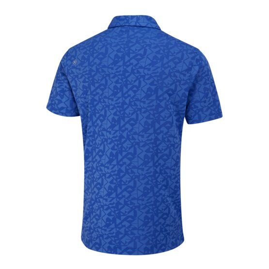 Ping Geo-Camo Halbarm Polo blau