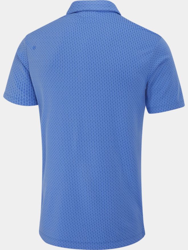Ping Hershel Halbarm Polo hellblau