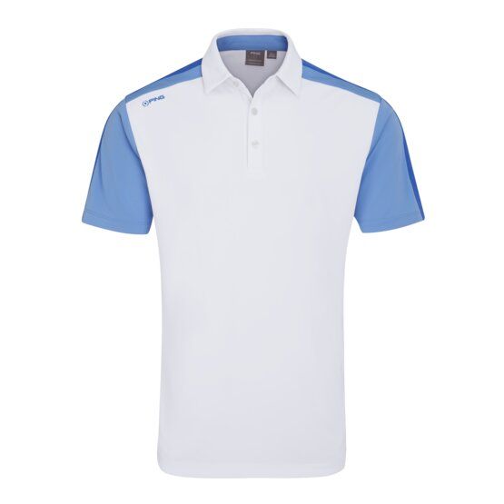 Ping  Kelly half sleeve polo white