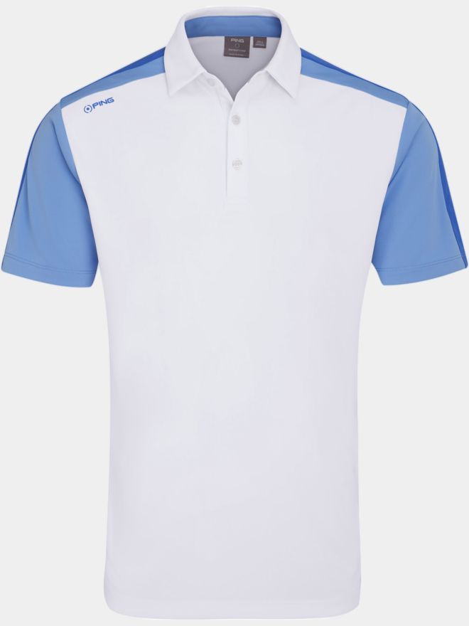 Ping Kelly Halbarm Polo weiß