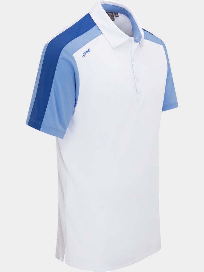 Ping Kelly Halbarm Polo weiß