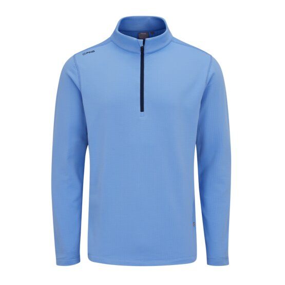 Ping Rhodri Stretch Midlayer hellblau