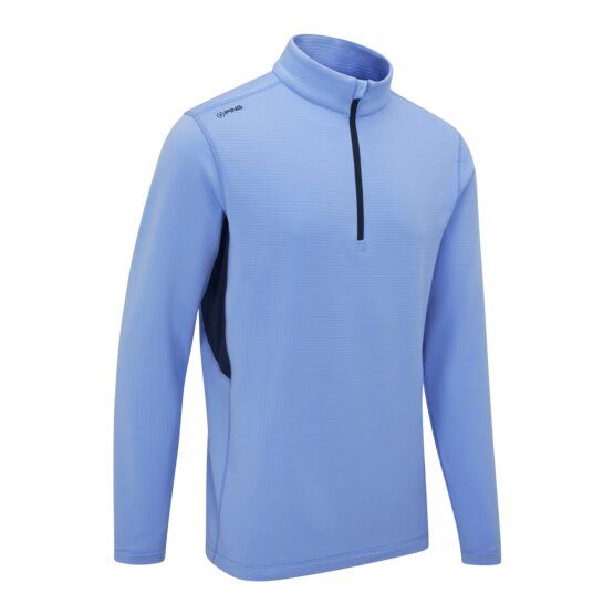 Ping Rhodri Stretch Midlayer hellblau